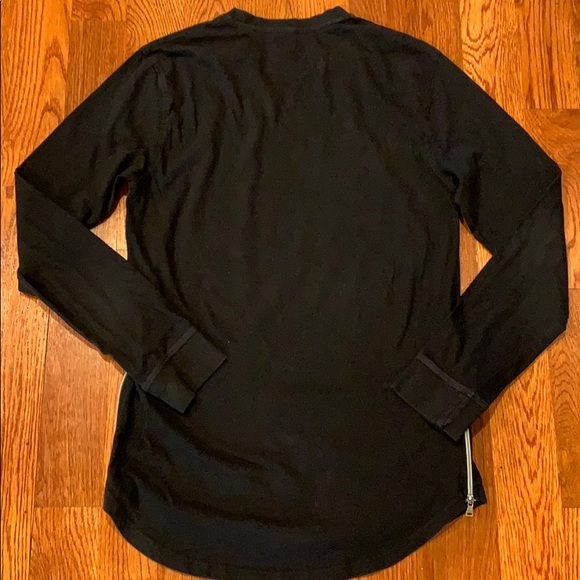 WTO2 Men’s Long Sleeve Shirt W/Zipper sides - Picture 2 of 7